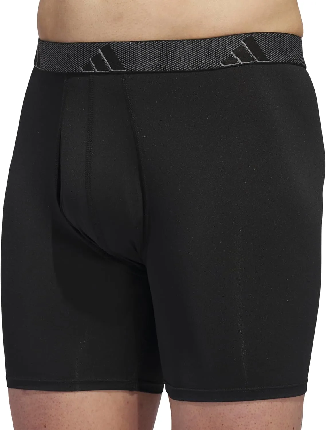 adidas Men's Microfiber Boxer Brief, Performance Boxer Briefs Underwear Pack for Men