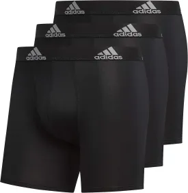 adidas Men's Microfiber Boxer Brief, Performance Boxer Briefs Underwear Pack for Men