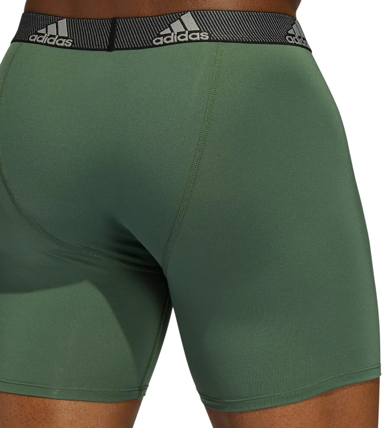 adidas Men's Microfiber Boxer Brief, Performance Boxer Briefs Underwear Pack for Men