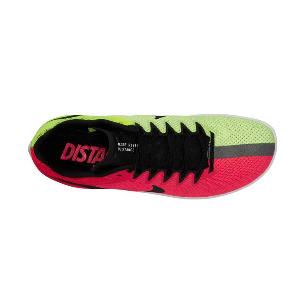 All Gender Nike Zoom Rival Distance Spikes - Bright Crimson/Black/Volt - Regular (D)