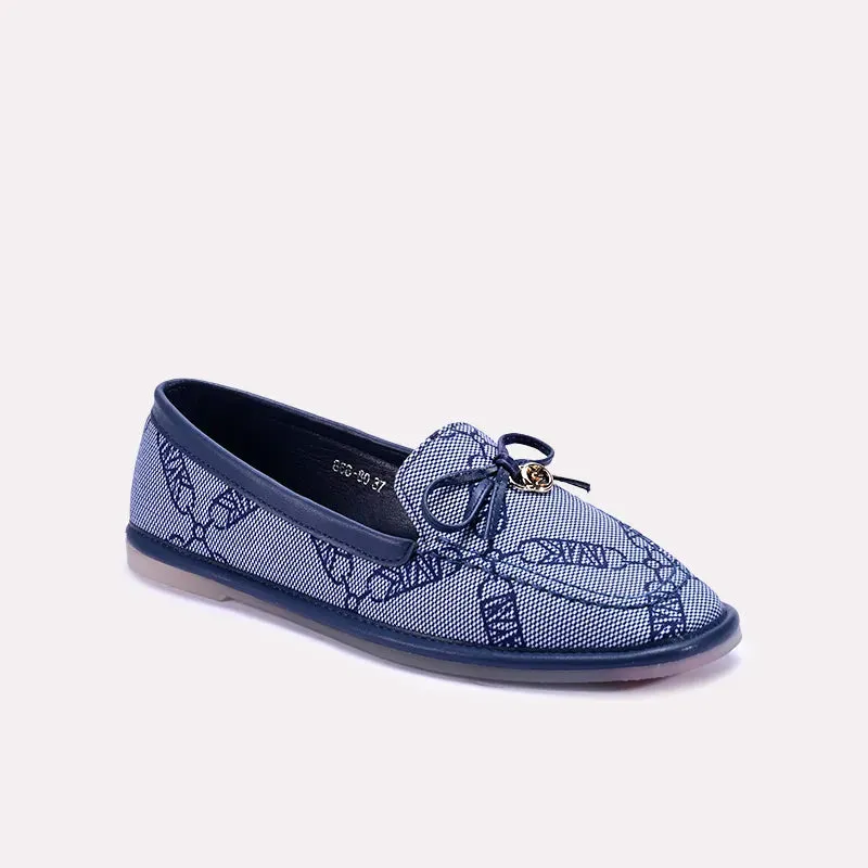 Avelina Blue Casual Pumps 0431292