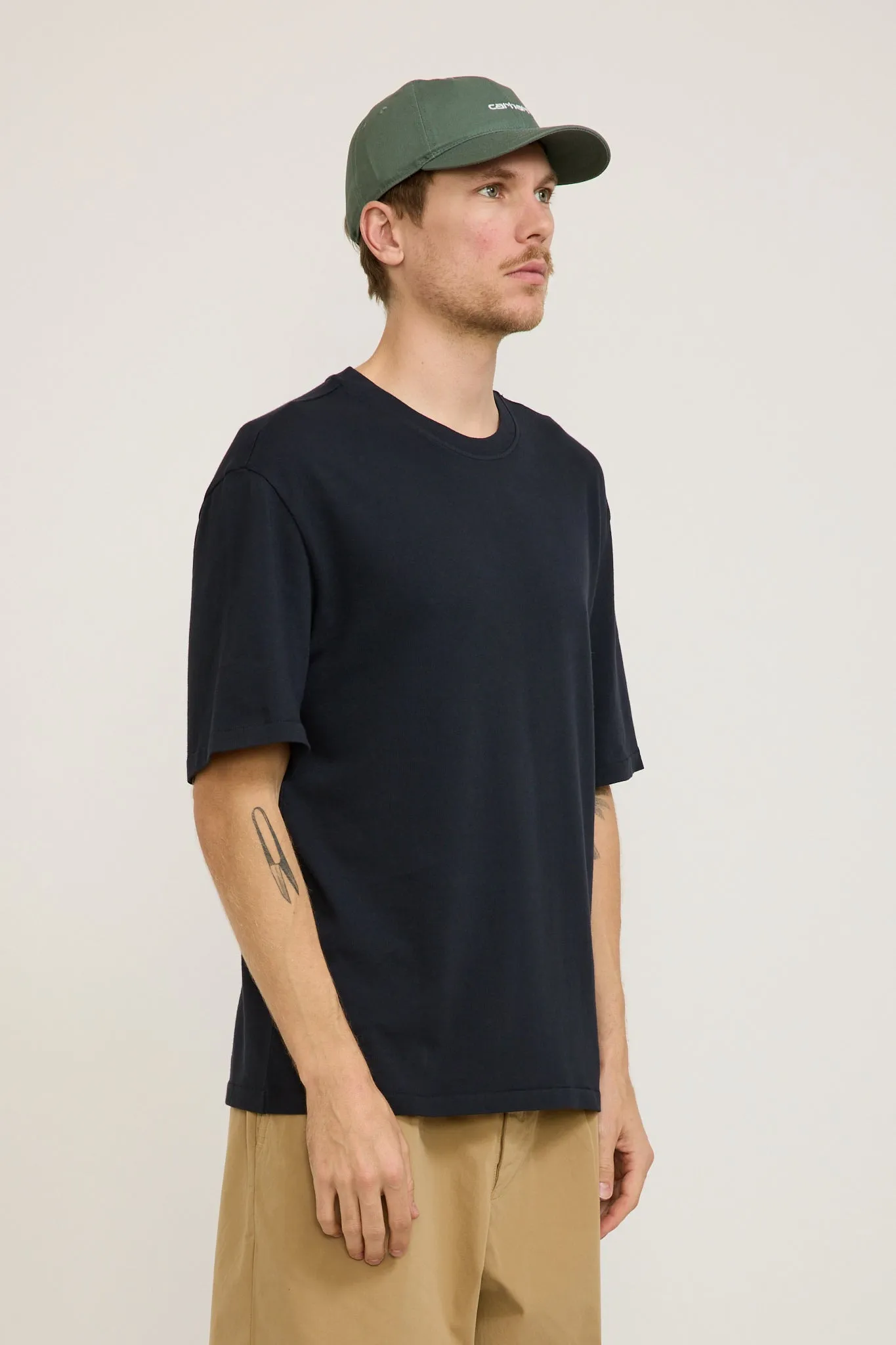 Canvas Script Cap Park/White