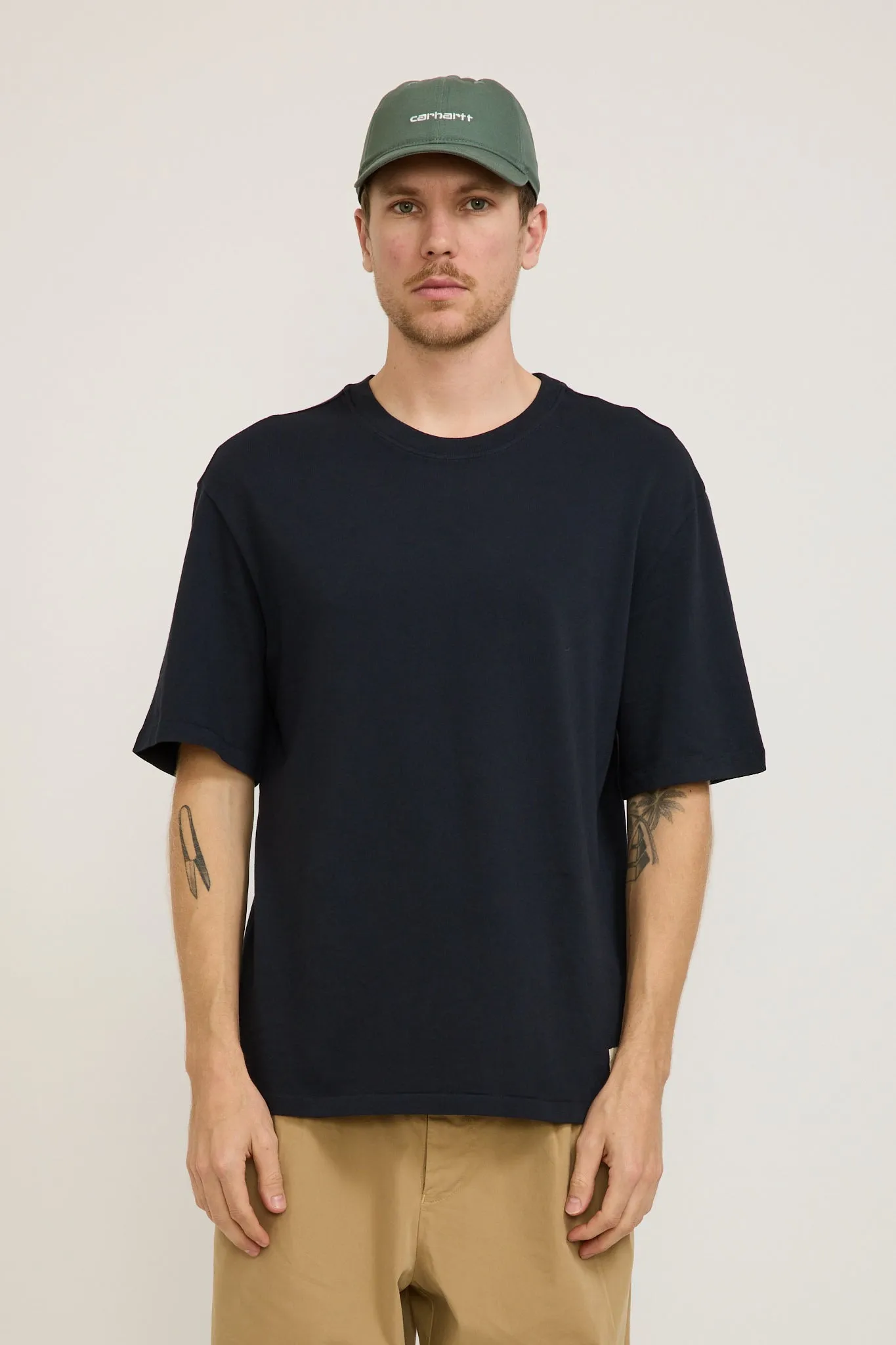 Canvas Script Cap Park/White