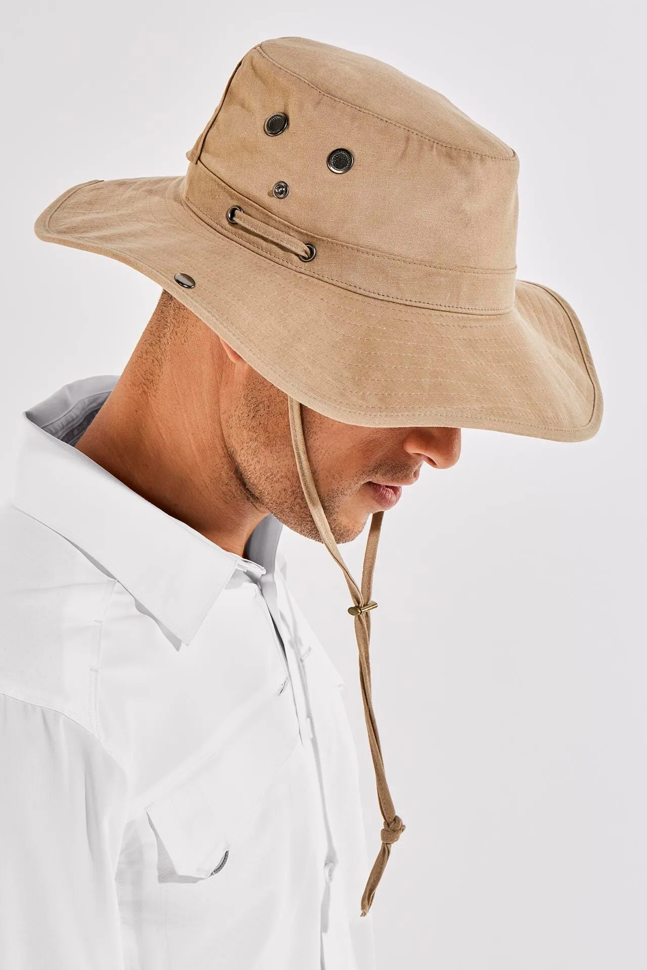 Charlie Cotton Bucket Hat | Light Beige