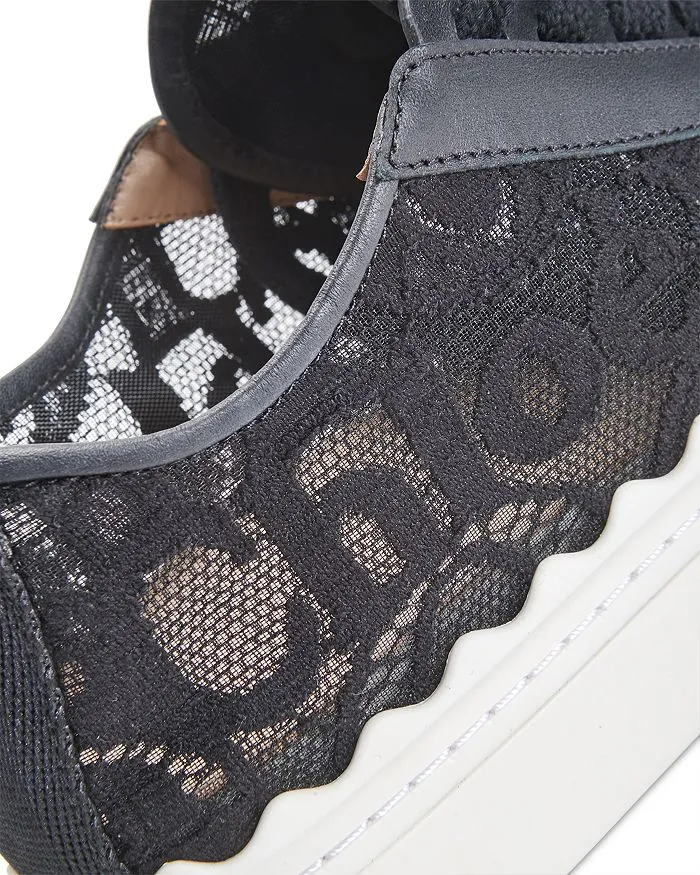 Lauren Chloe Women's Lace Low Top Sneakers