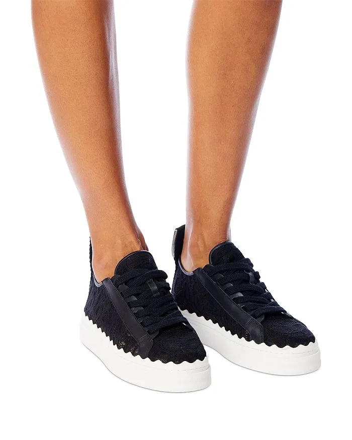 Lauren Chloe Women's Lace Low Top Sneakers