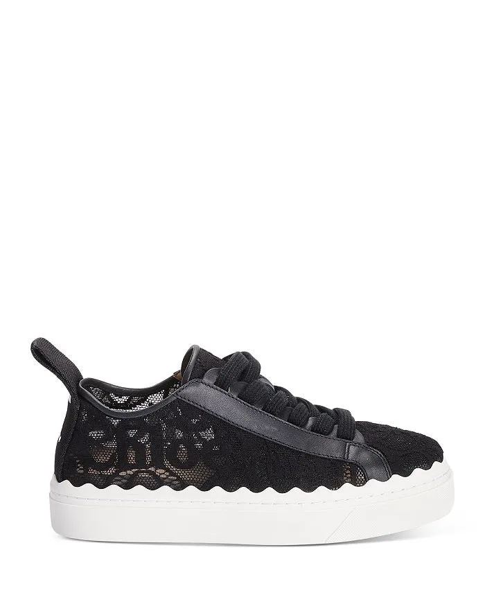 Lauren Chloe Women's Lace Low Top Sneakers