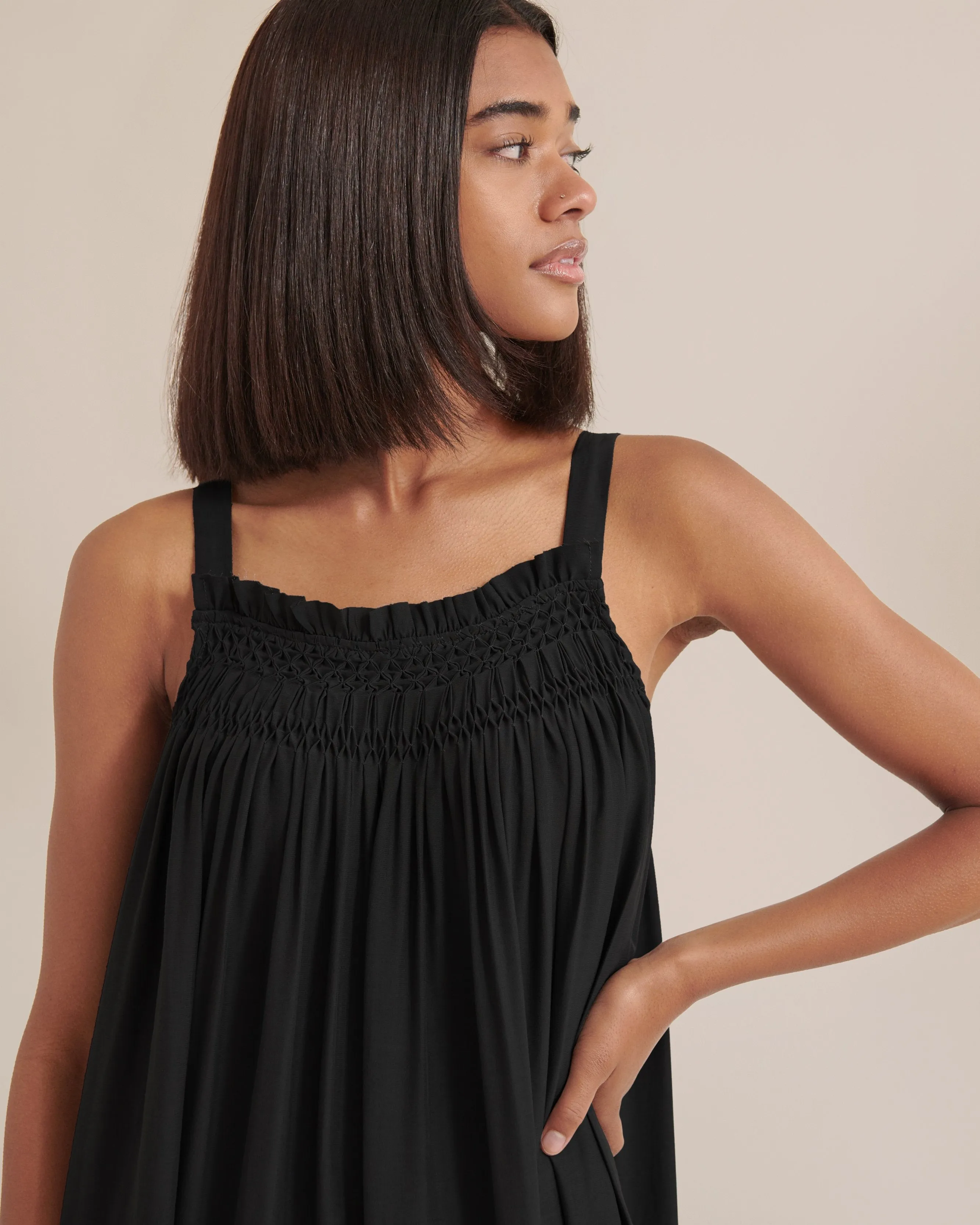 Matilda Sleeveless Smocked Maxi Dress