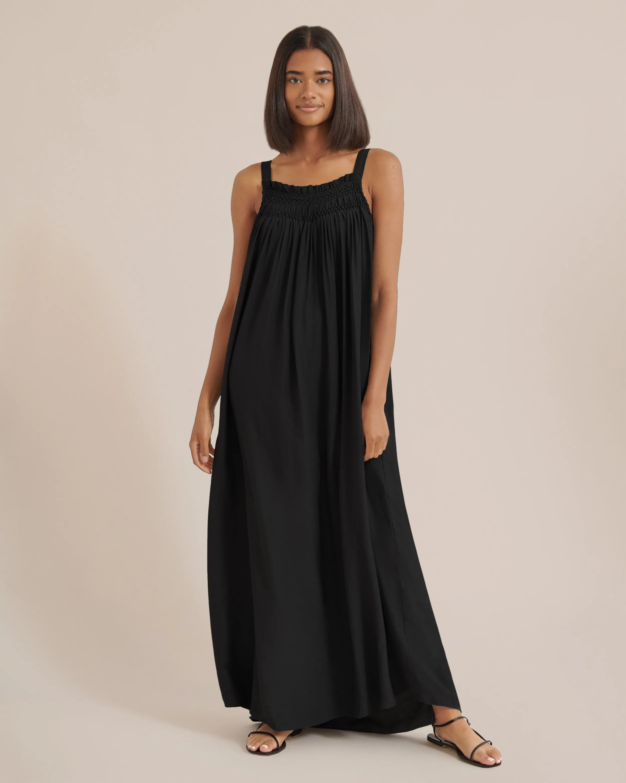 Matilda Sleeveless Smocked Maxi Dress