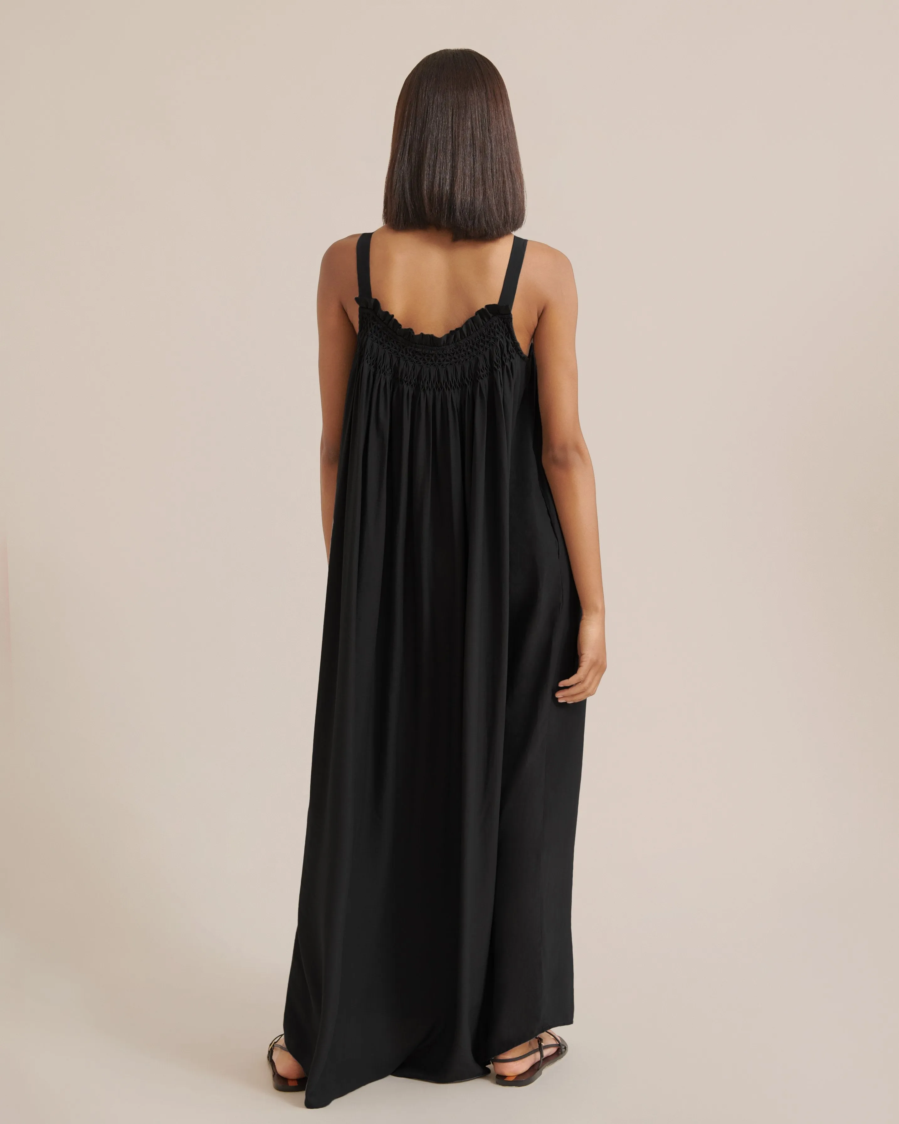 Matilda Sleeveless Smocked Maxi Dress