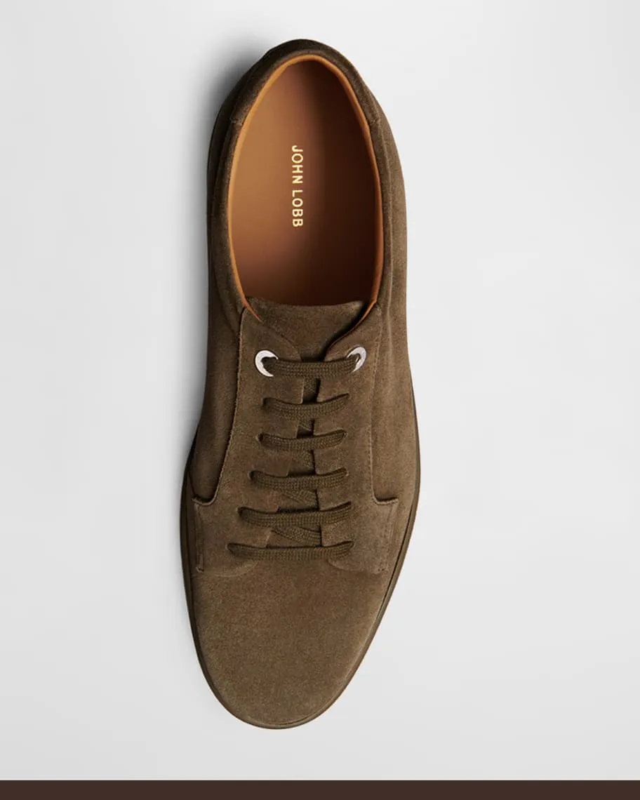Molton John Lobb Men's Suede Low Top Sneakers