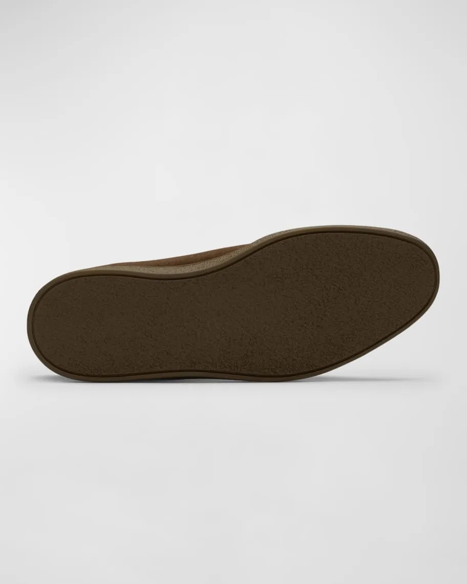 Molton John Lobb Men's Suede Low Top Sneakers