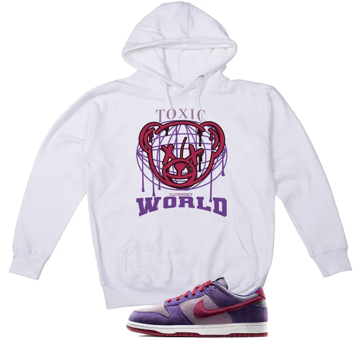 Nike Dunk Low “Plum” | illcurrency White T-Shirt (Toxic World)