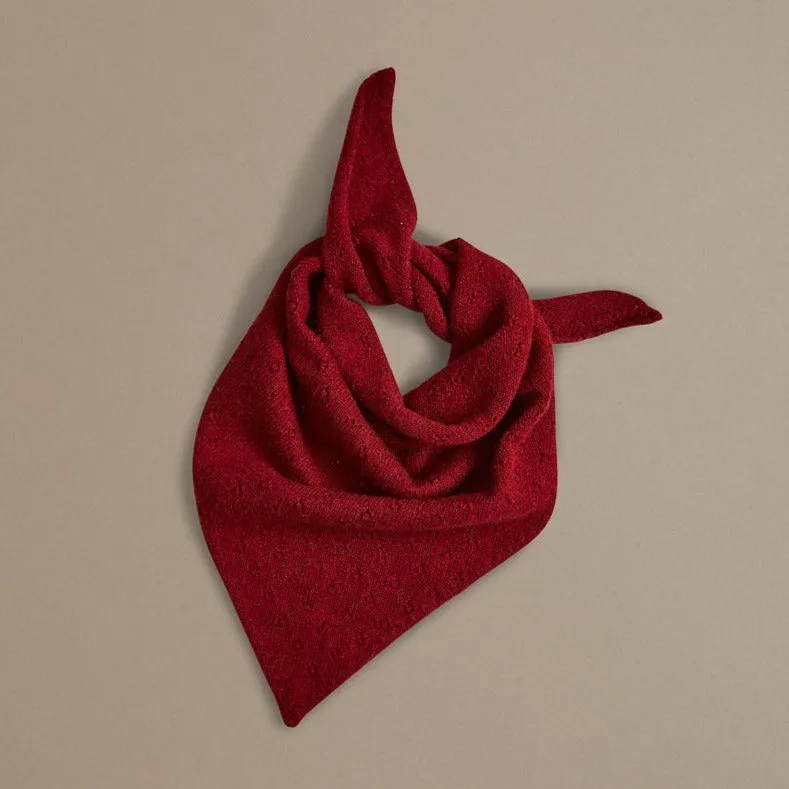 Pointelle Neckerchief | Rust