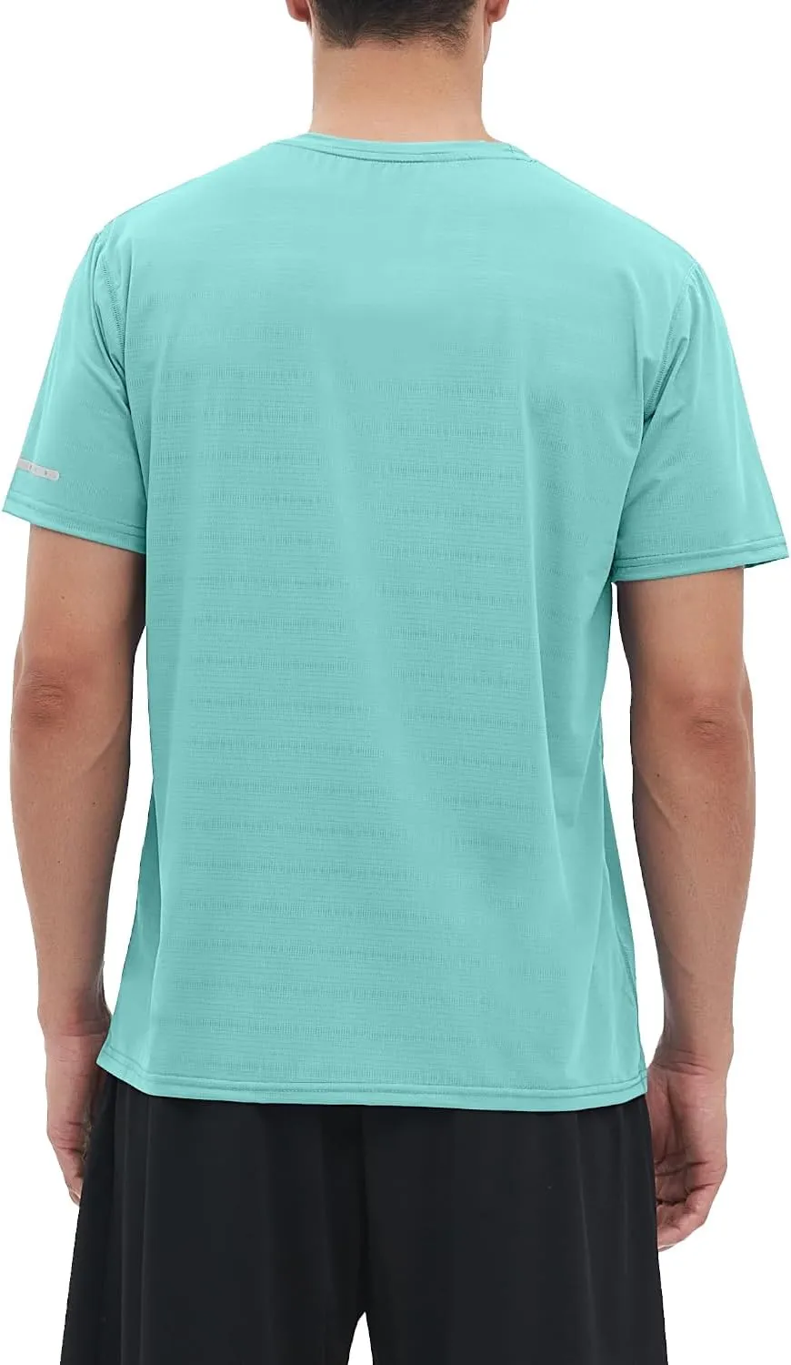 Riverruns Fishing Shirt for Men Short Sleeve UPF 50  Sun Protection Swim T-Shirt Rash Guard Water Beach Tee