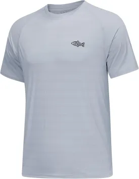 Riverruns Fishing Shirt for Men Short Sleeve UPF 50  Sun Protection Swim T-Shirt Rash Guard Water Beach Tee