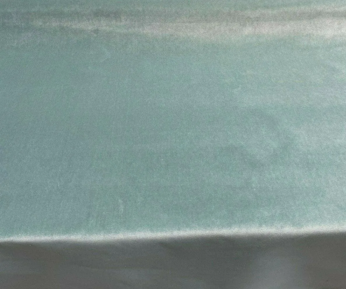 Velvet Upholstery Pool Blue Bentley Valdese Weavers Fabric by the yard