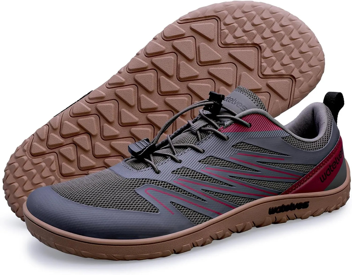 WateLves Barefoot Shoes Men Women Wide Width Minimalist Zero Drop Shoes Trail Running Walking Sneakers