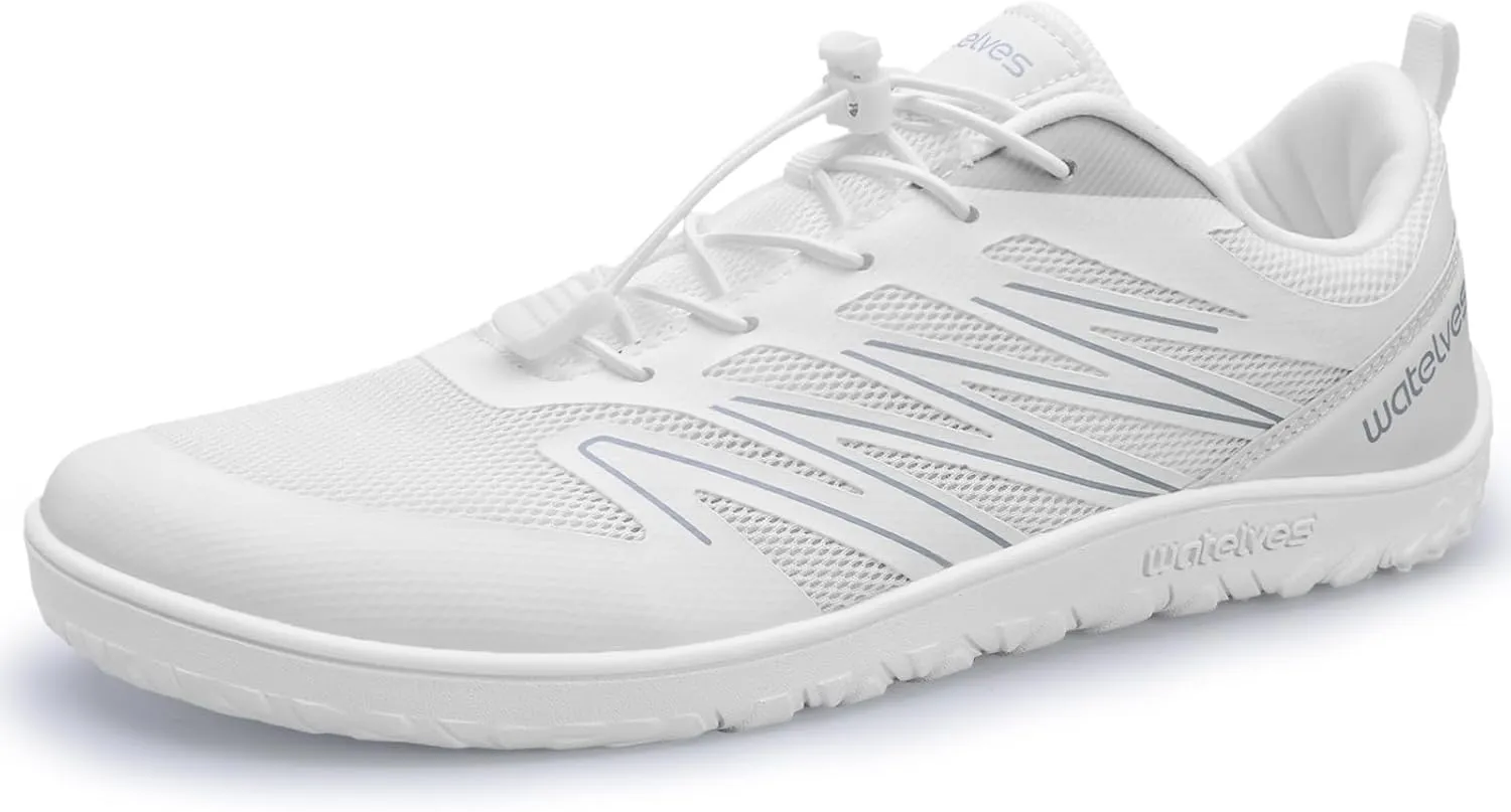 WateLves Barefoot Shoes Men Women Wide Width Minimalist Zero Drop Shoes Trail Running Walking Sneakers