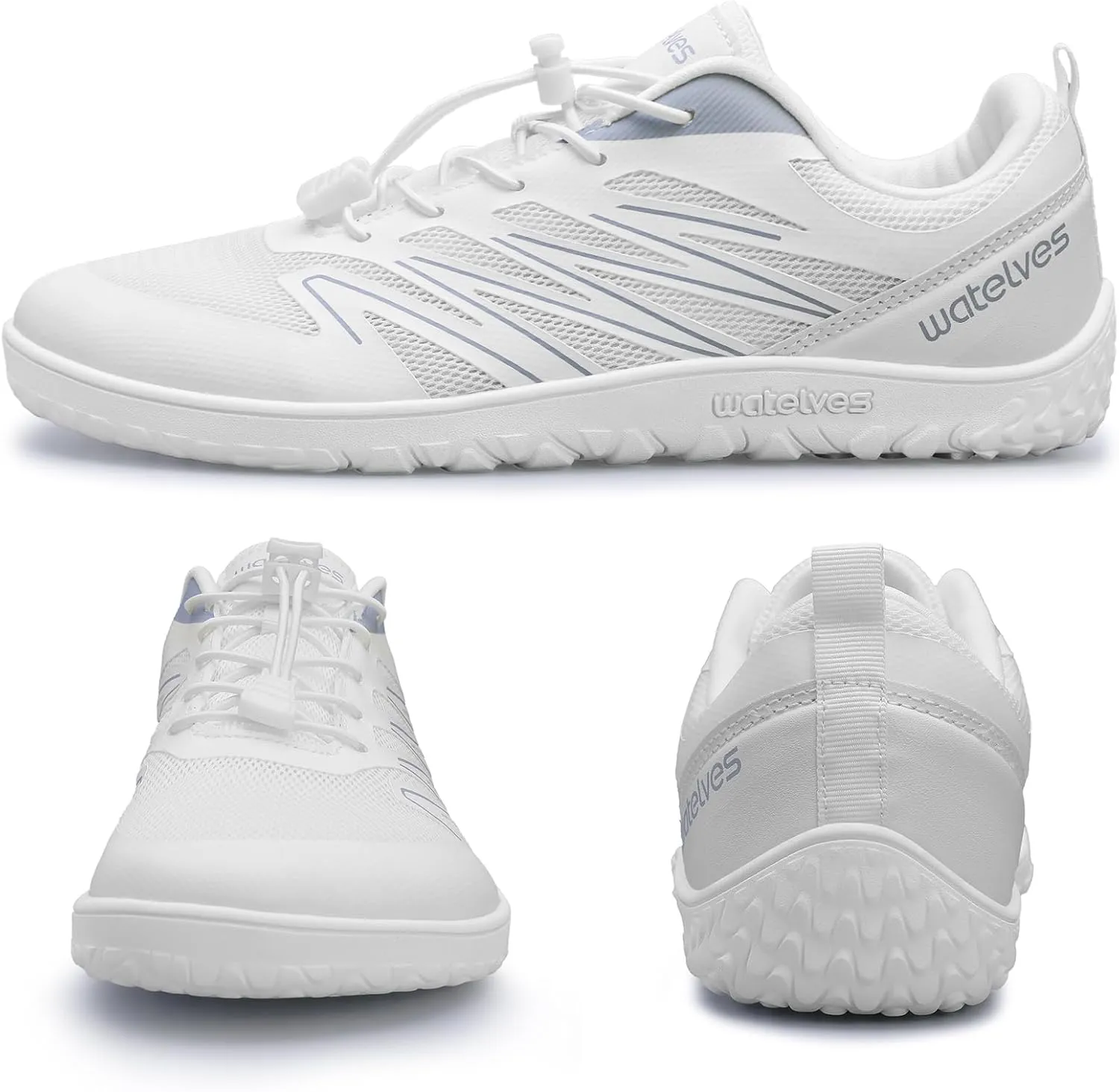 WateLves Barefoot Shoes Men Women Wide Width Minimalist Zero Drop Shoes Trail Running Walking Sneakers