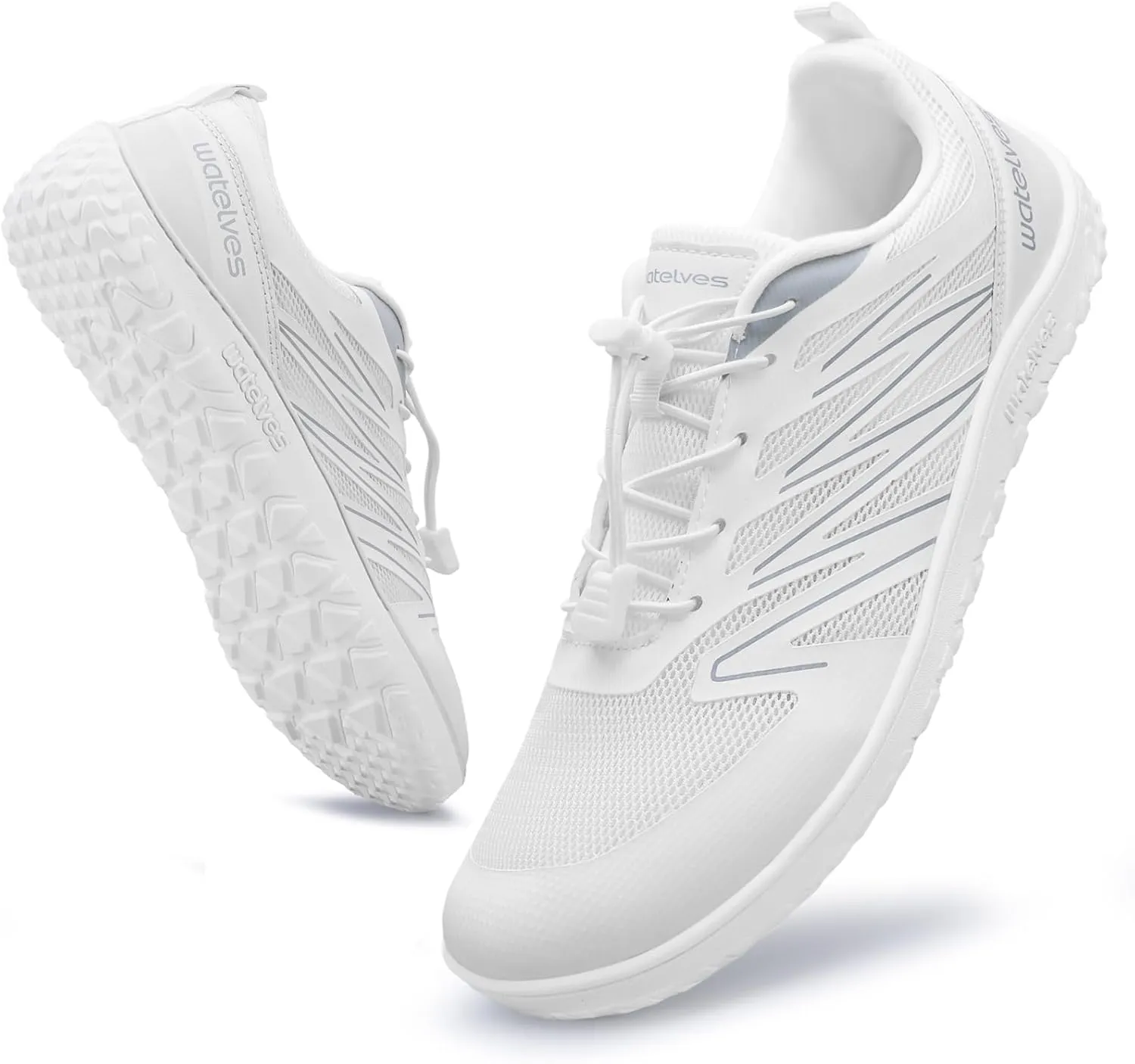 WateLves Barefoot Shoes Men Women Wide Width Minimalist Zero Drop Shoes Trail Running Walking Sneakers