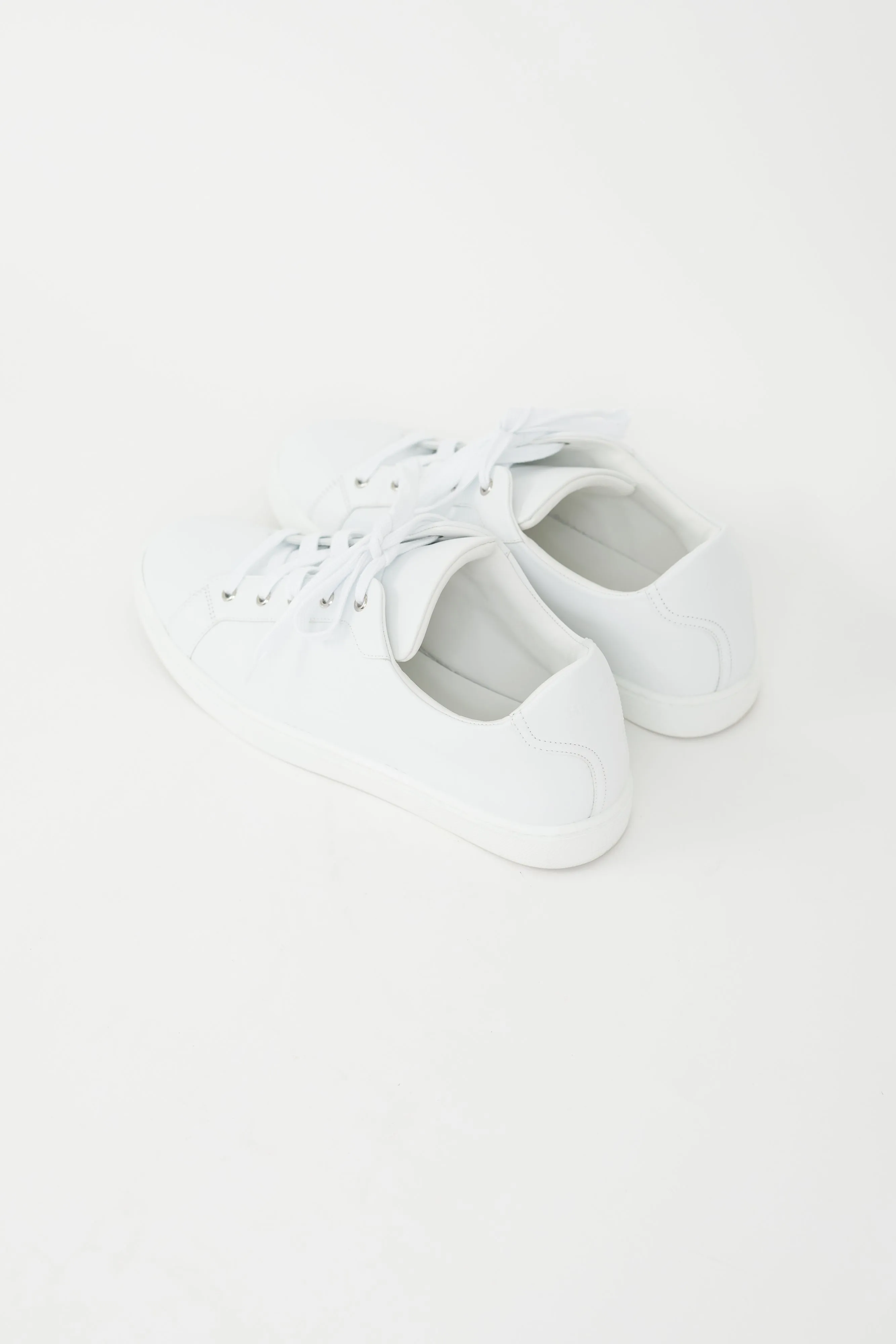 White Avantage Low Top Sneaker